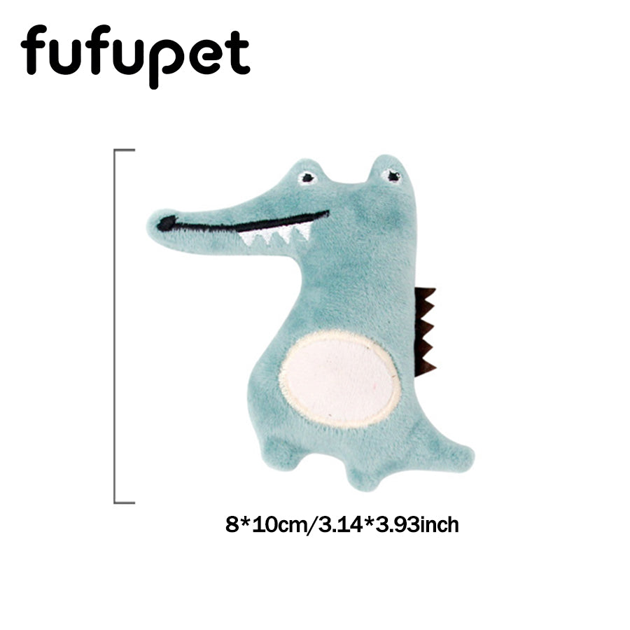 Cute Cartoon Plush Cat Toys with Catnip - Interactive Bite & Chew Toys for Kitten Self Play, Teeth Cleaning & Boredom Relief