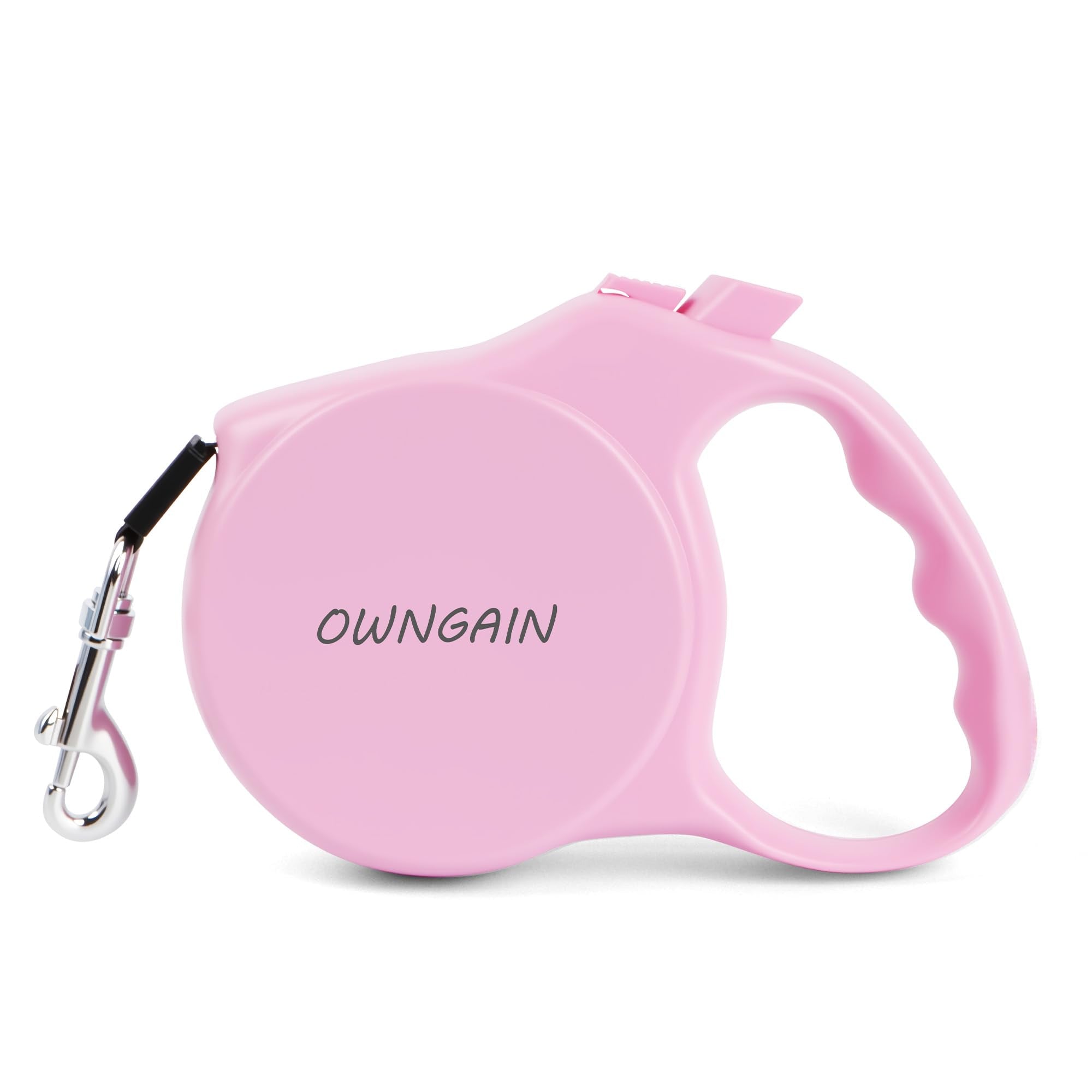 PETIMP Retractable Dog Leash Lightweight 16FT Leash, with Folding Bowl,Dispenser,Waste Bags, for Small Medium Dogs(Pink)