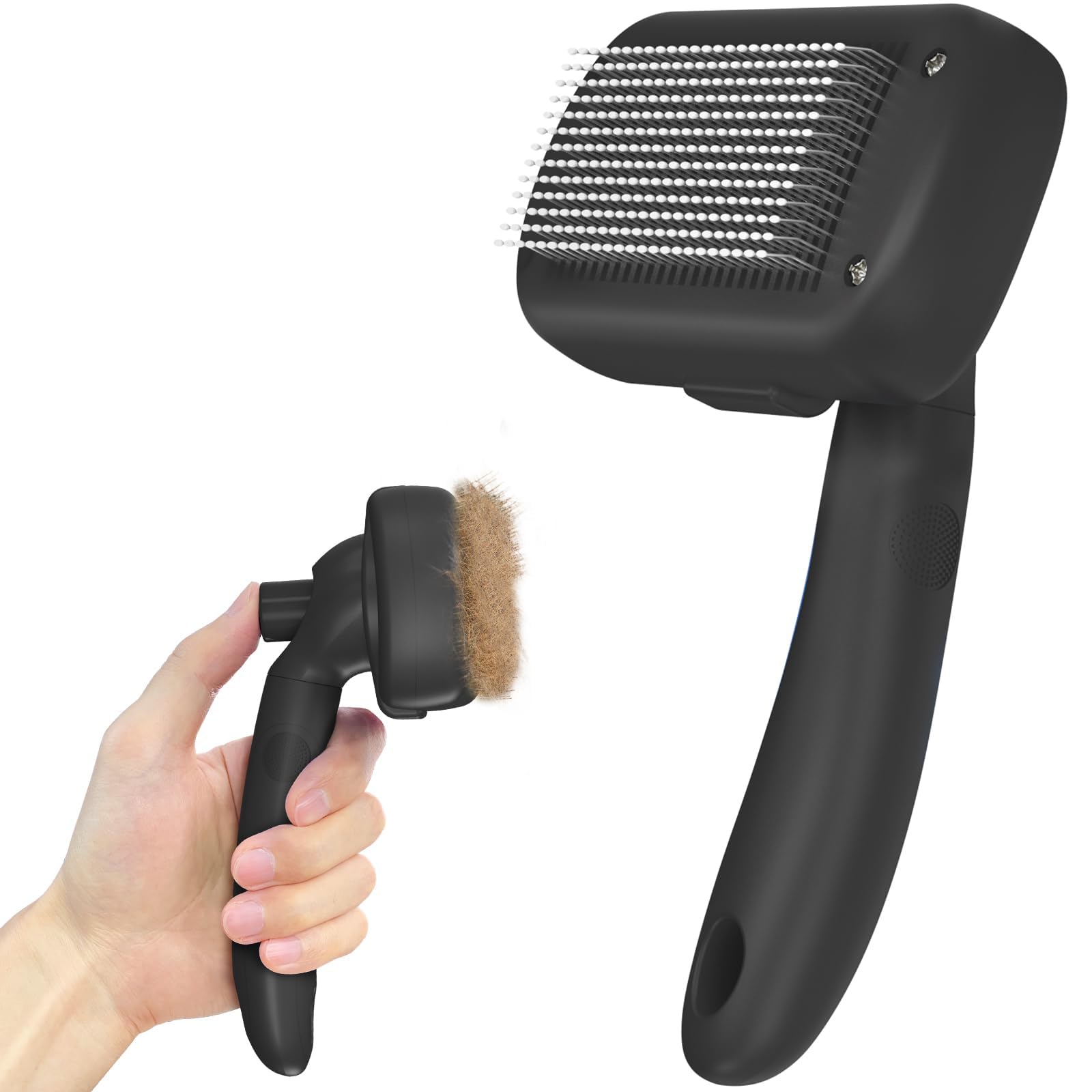 Aumuca Cat Brush for Shedding, Cat Brushes for Indoor Cats, Cat Brush for Long or Short Haired Cats, Cat Grooming Brush Cat Comb for Kitten Rabbit Massage Removes Loose Fur