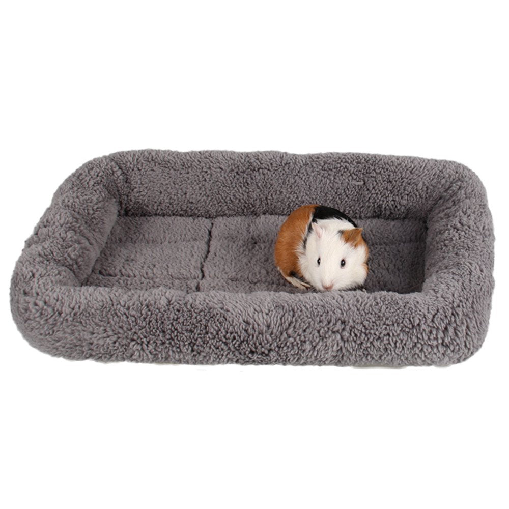 Enjoying Cat Mat Bed 10" x 15" Pet Bed with Pillow Around for Puppy Kitten Curled Sleeping Beds for Carrier/Crate Small Dog Cushion, Anti Skid Bottom, Small
