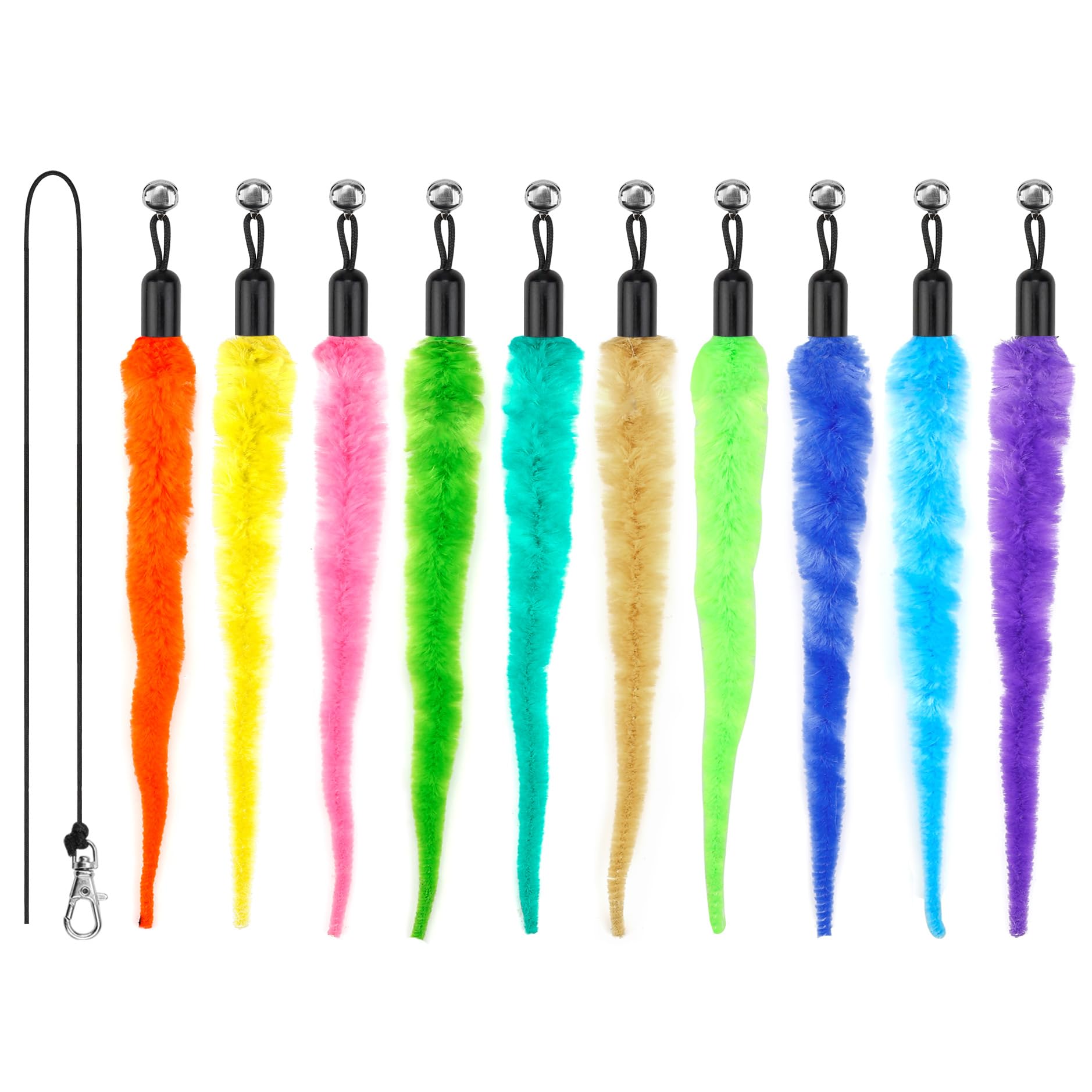 The Natural Pet Company Cat Toys Feather Refill 6 Pack - Add Life to Your Cat's Favorite Toy with This Interchangeable Feather Refill Multipack (As Photographed).