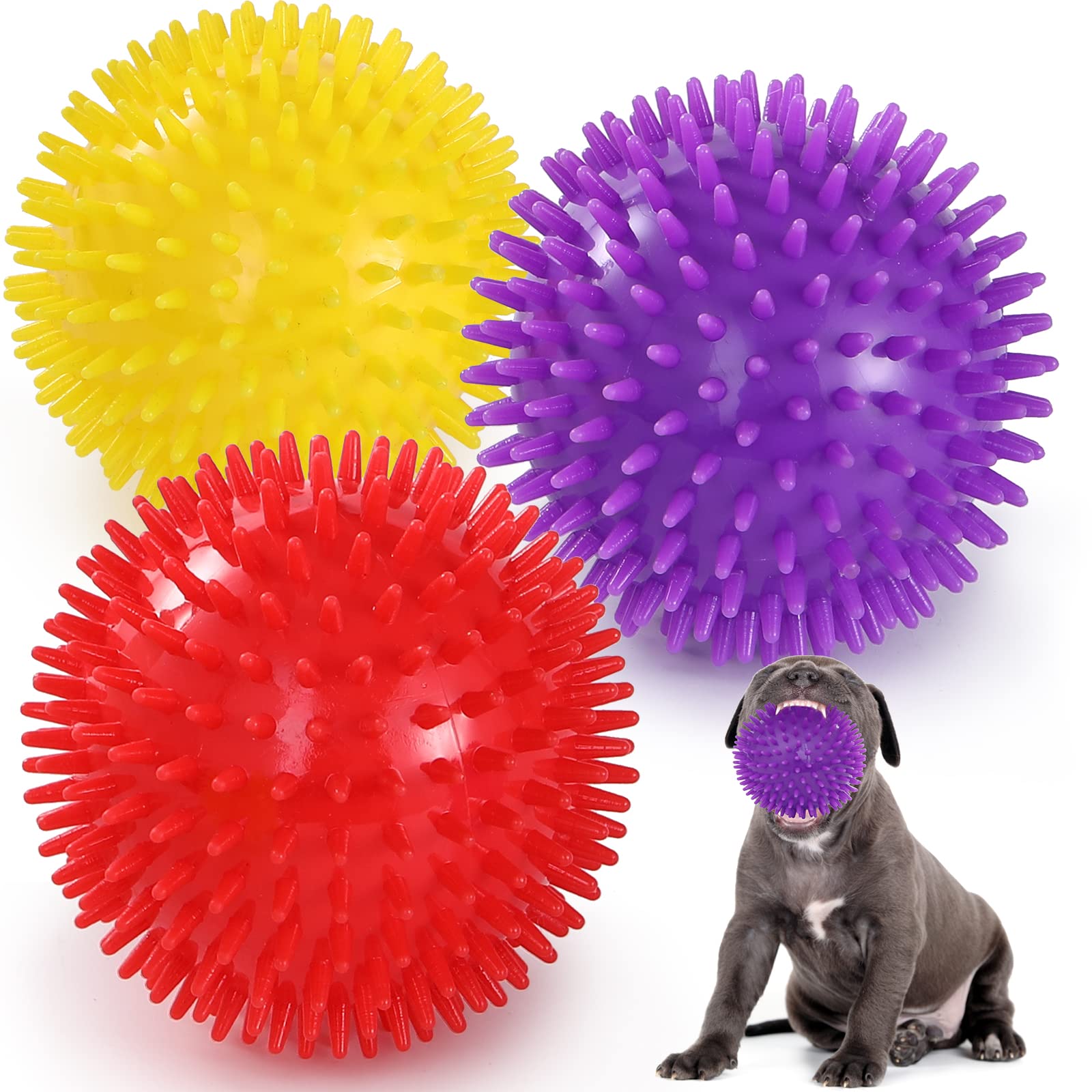 Tough Dog Rope Toys for Aggressive Chewers, Tough Tug of War Dog Toys for Large, Medium & Small Dogs – 5 Pack Including 2 Ropes & 3 Supplies