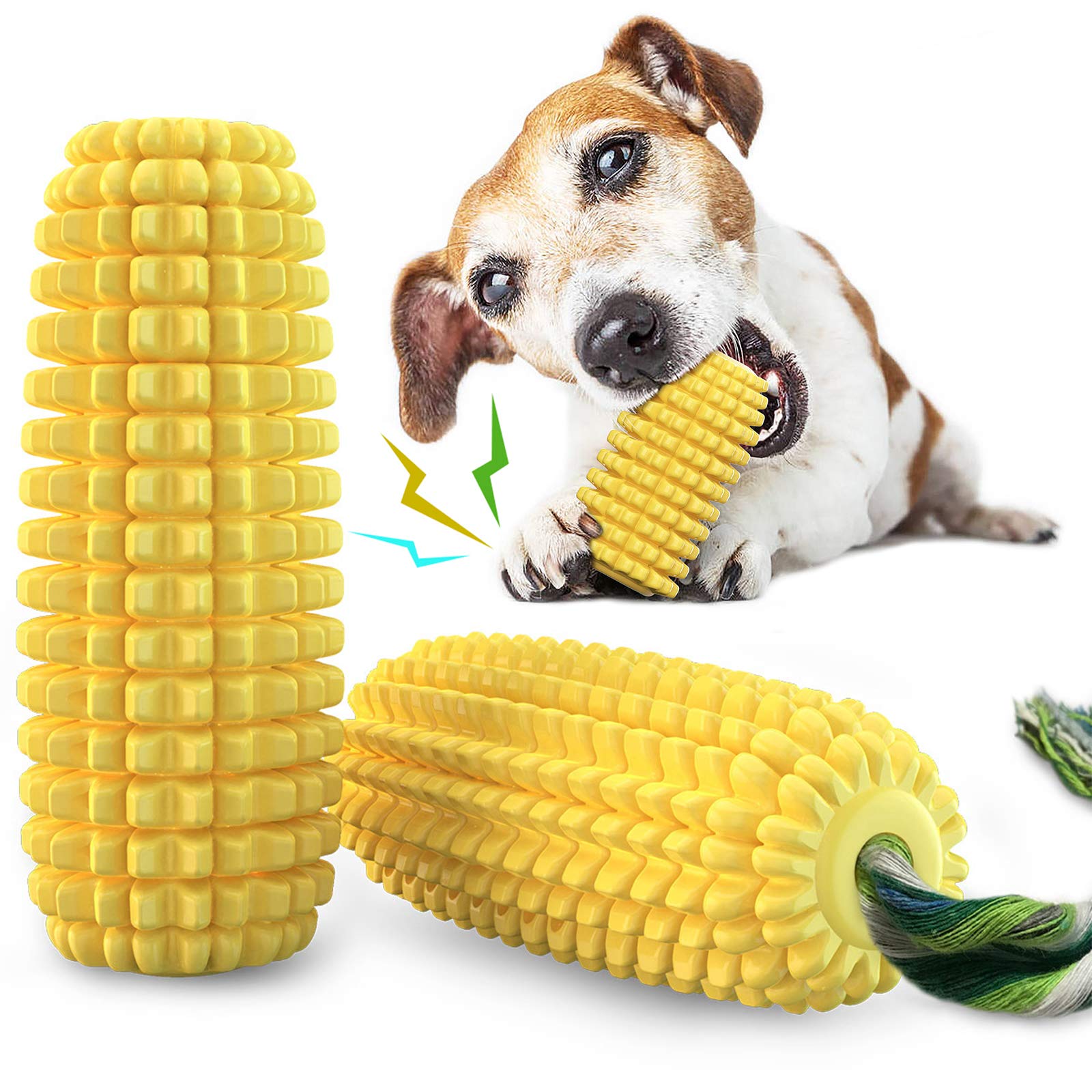 Jeefome Dog Toys for Aggressive Chewers - Tough,Indestructible Dog Chew Toys for Large, Medium,Small Breed to Keep Them Busy