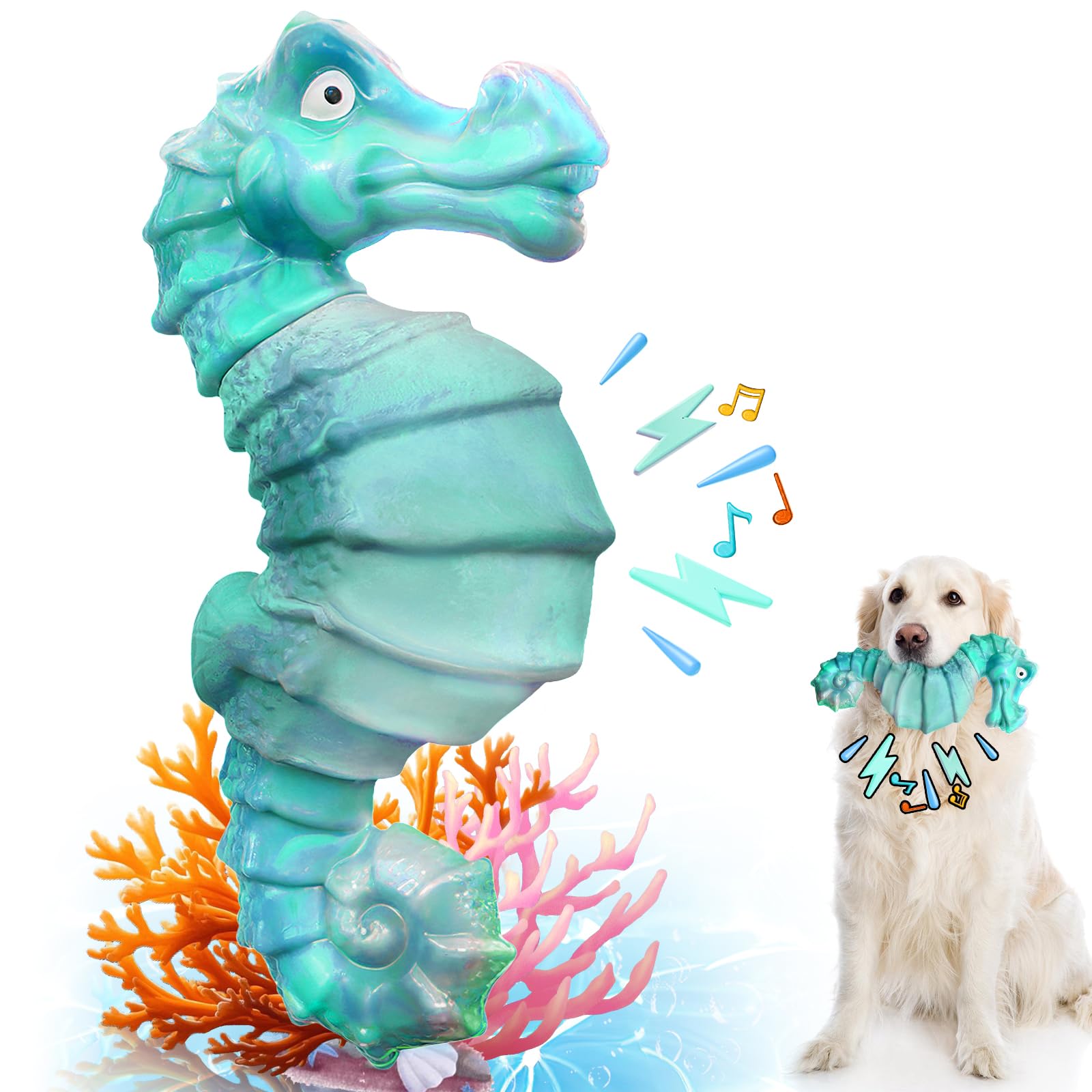 Jeefome Dog Toys for Aggressive Chewers - Tough,Indestructible Dog Chew Toys for Large, Medium,Small Breed to Keep Them Busy