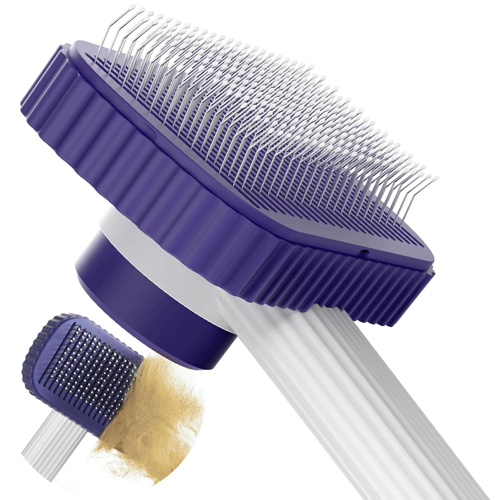Aumuca Cat Brush for Shedding, Cat Brushes for Indoor Cats, Cat Brush for Long or Short Haired Cats, Cat Grooming Brush Cat Comb for Kitten Rabbit Massage Removes Loose Fur