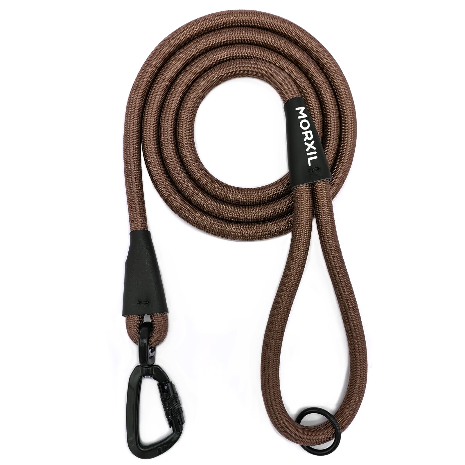 BAAPET 2/4/5/6 FT Dog Leash with Comfortable Padded Handle and Highly Reflective Threads for Small Medium and Large Dogs (5FT-1/2'', Black)