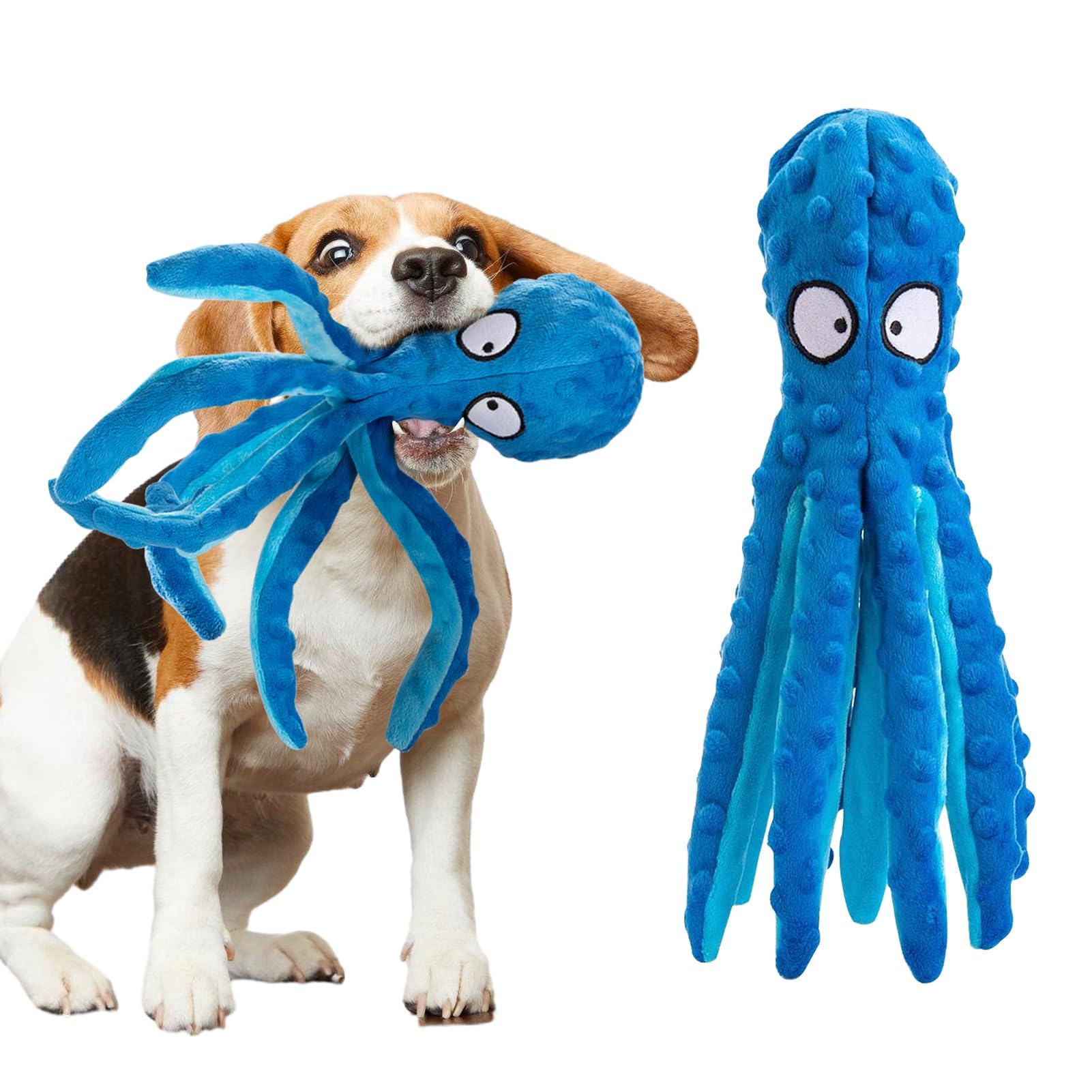 Fuufome Large Squeaky Dog Toys- Plush Dog Toys with Soft Fabric for Small, Medium, and Large Dogs Daily Companionship, Training Reward Gift