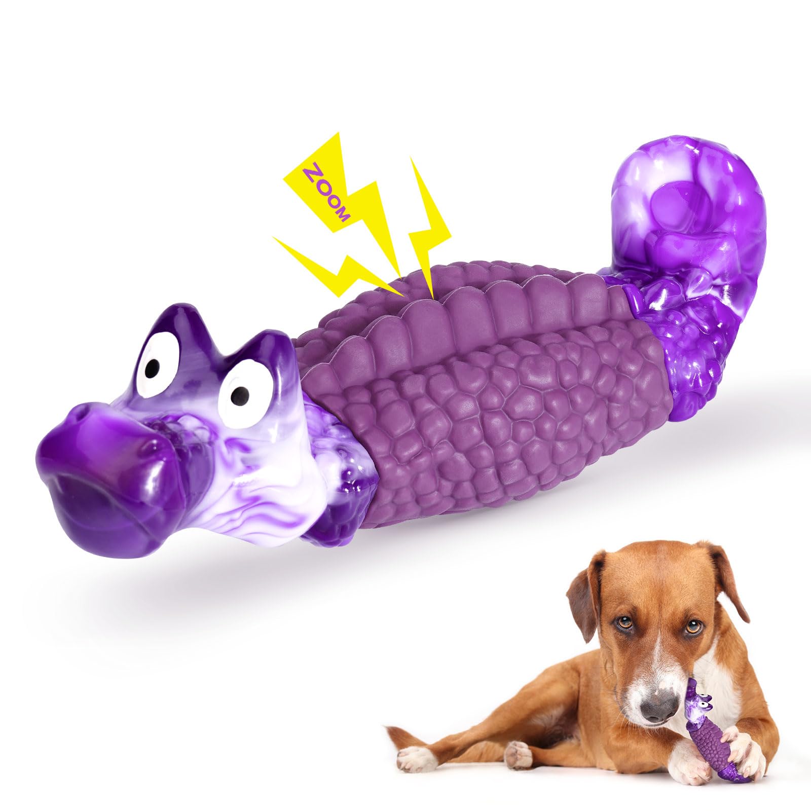 Jeefome Dog Toys for Aggressive Chewers - Tough,Indestructible Dog Chew Toys for Large, Medium,Small Breed to Keep Them Busy