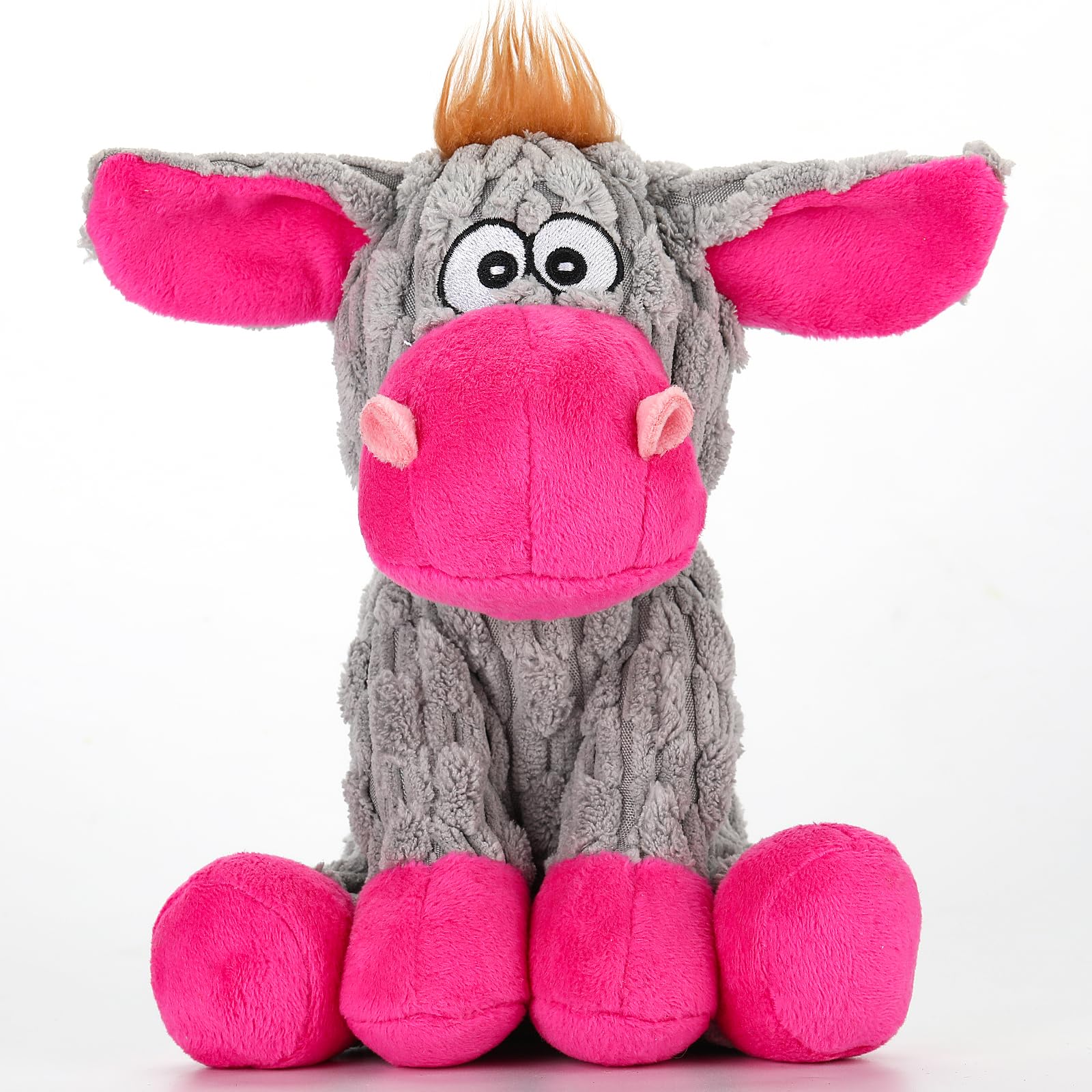 Fuufome Large Squeaky Dog Toys- Plush Dog Toys with Soft Fabric for Small, Medium, and Large Dogs Daily Companionship, Training Reward Gift