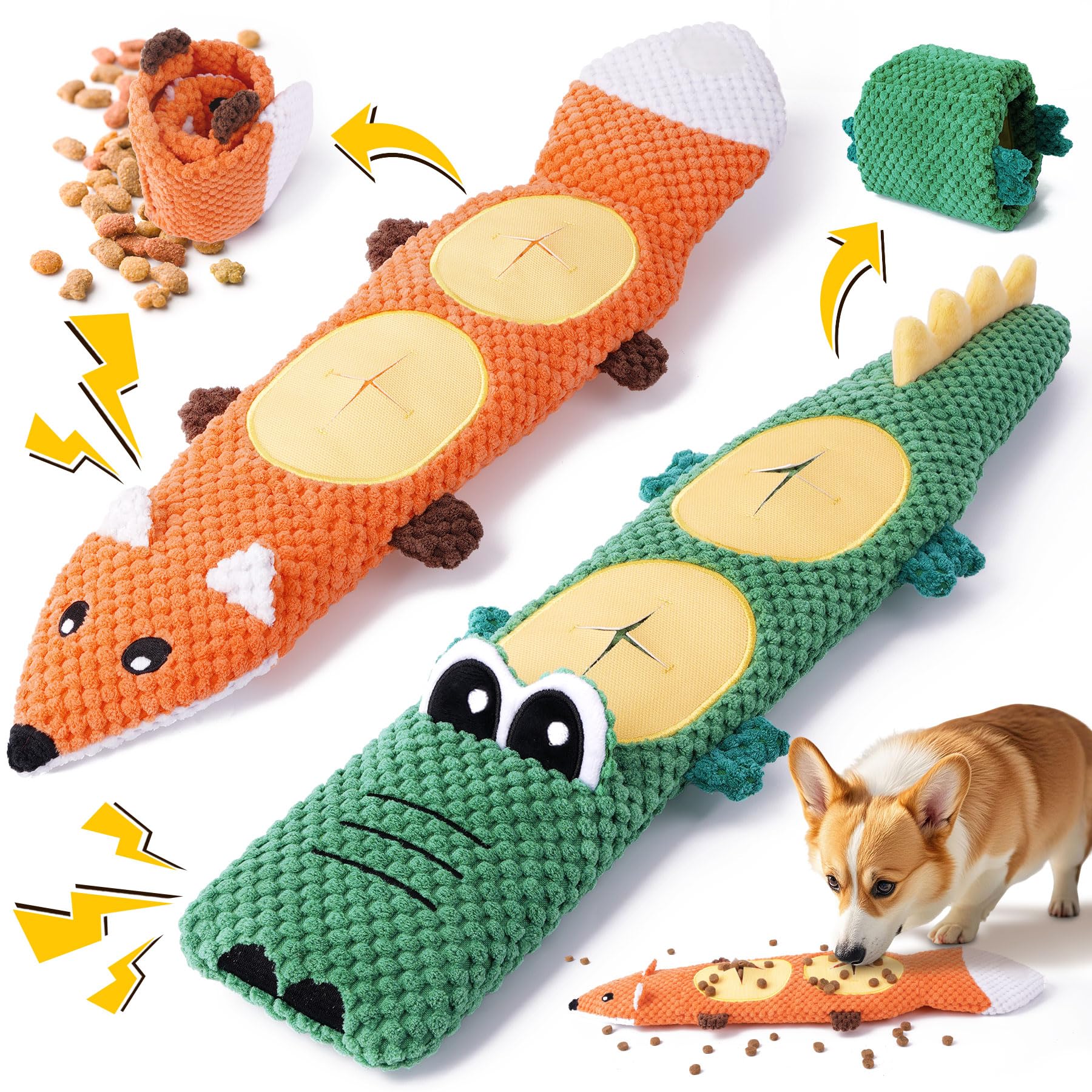 Jeefome Dog Toys for Aggressive Chewers - Tough,Indestructible Dog Chew Toys for Large, Medium,Small Breed to Keep Them Busy