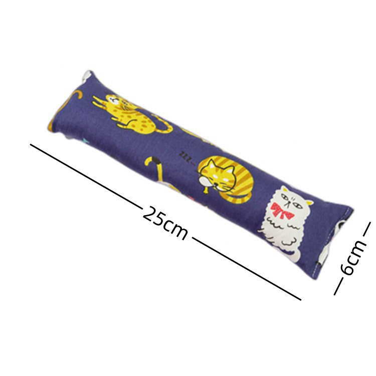 Catnip Kick Toys for Cats, 25cm Durable Plush Cat Chew Pillows with Catnip, Interactive Bite Toys for Kitten Teeth Grinding, Boredom Relief & Scratching Alternative, Multiple Cute Patterns