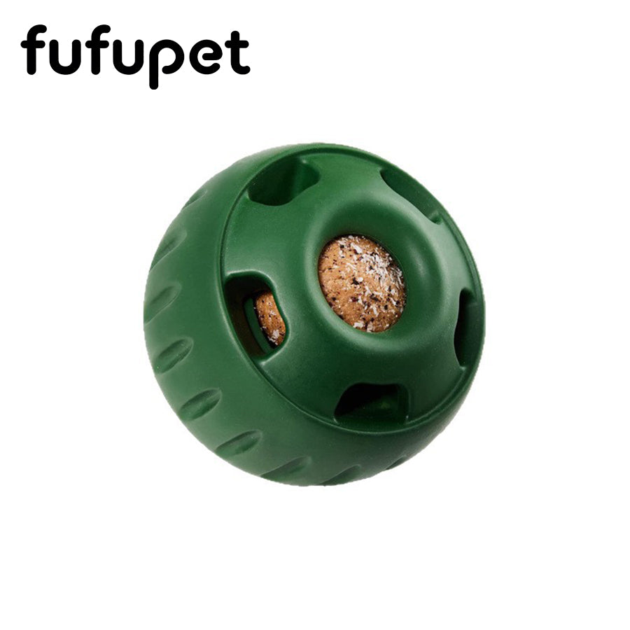 FUFUPET Pupsicle Dog Enrichment Toy | Reusable Fillable Treat Ball for Boredom & Anxiety Relief