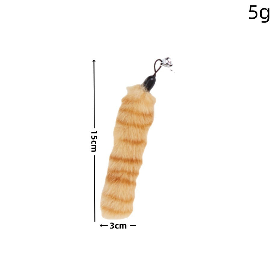 Interactive Feather Cat Teaser Refill Set - Assorted Insect & Bug Replacement Heads for Cat Wand Toys, Interactive Play for Kittens & Adult Cats