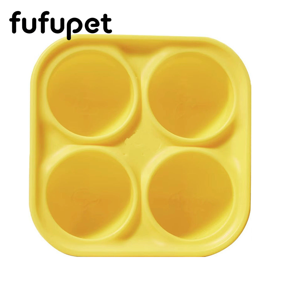 FUFUPET Pupsicle Dog Enrichment Toy | Reusable Fillable Treat Ball for Boredom & Anxiety Relief