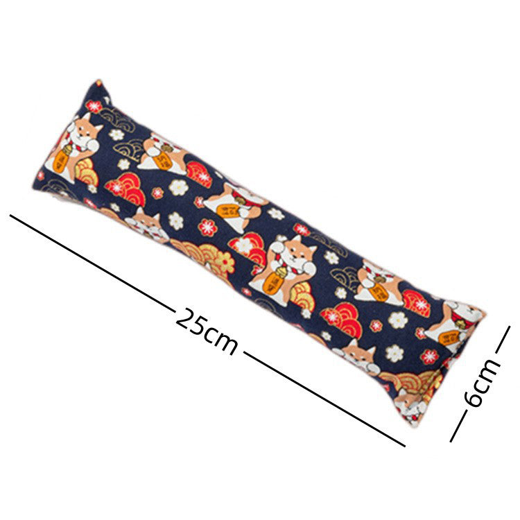 Catnip Kick Toys for Cats, 25cm Durable Plush Cat Chew Pillows with Catnip, Interactive Bite Toys for Kitten Teeth Grinding, Boredom Relief & Scratching Alternative, Multiple Cute Patterns