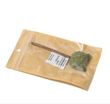 Natural Silvervine Catnip Lollipop for Cats - Interactive Chew Toy & Dental Treat