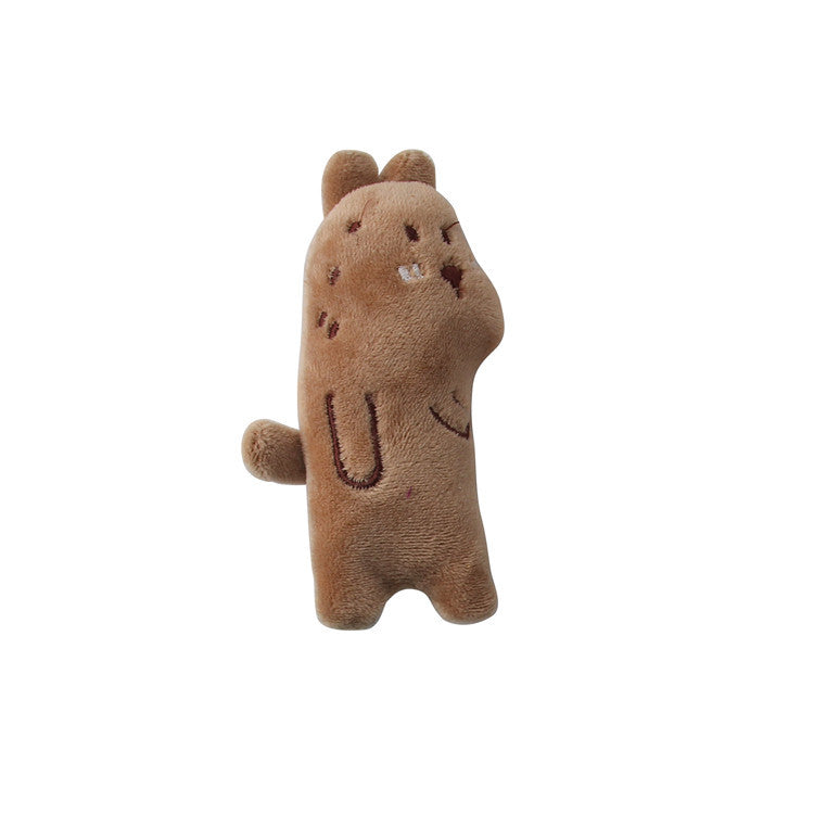 Cute Cartoon Plush Cat Toys with Catnip - Interactive Bite & Chew Toys for Kitten Self Play, Teeth Cleaning & Boredom Relief