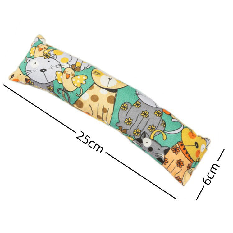 Catnip Kick Toys for Cats, 25cm Durable Plush Cat Chew Pillows with Catnip, Interactive Bite Toys for Kitten Teeth Grinding, Boredom Relief & Scratching Alternative, Multiple Cute Patterns