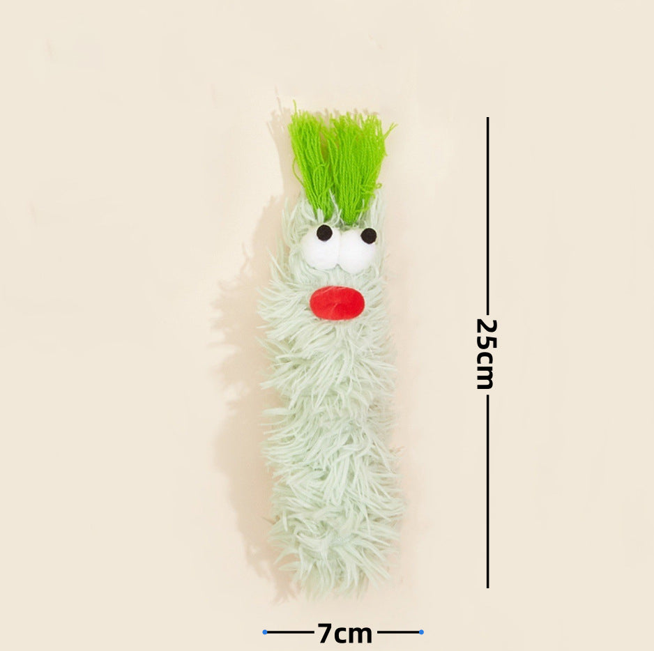 5PCS Funny Plush Cat Toys with Catnip, Interactive Crinkle Sound Kicker Toys for Indoor Cats, Soft Fluffy Monster Pillow Chew Toys for Kitten Teething, Boredom Relief & Exercise