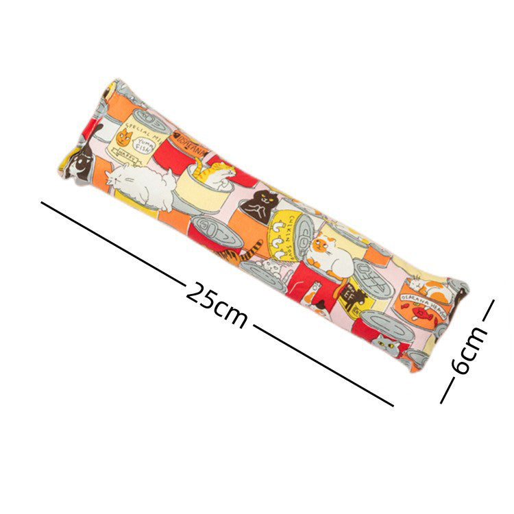 Catnip Kick Toys for Cats, 25cm Durable Plush Cat Chew Pillows with Catnip, Interactive Bite Toys for Kitten Teeth Grinding, Boredom Relief & Scratching Alternative, Multiple Cute Patterns