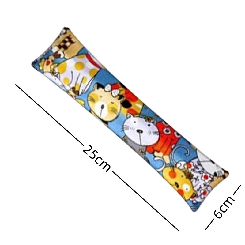Catnip Kick Toys for Cats, 25cm Durable Plush Cat Chew Pillows with Catnip, Interactive Bite Toys for Kitten Teeth Grinding, Boredom Relief & Scratching Alternative, Multiple Cute Patterns